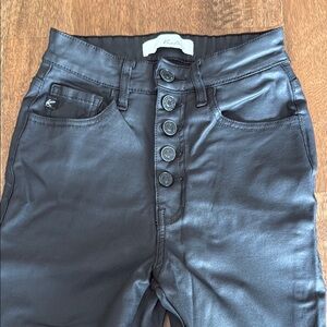 KanCan Black Button-Fly Pants